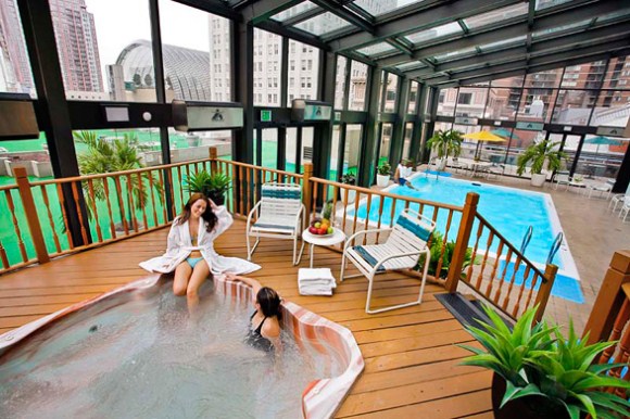 Elegant hotel in Baku, Azerbaijan